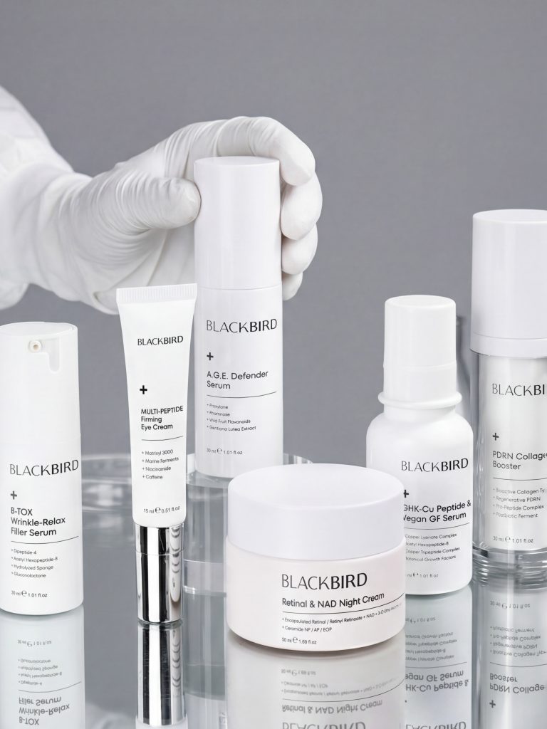 Blackbird skincare product collection